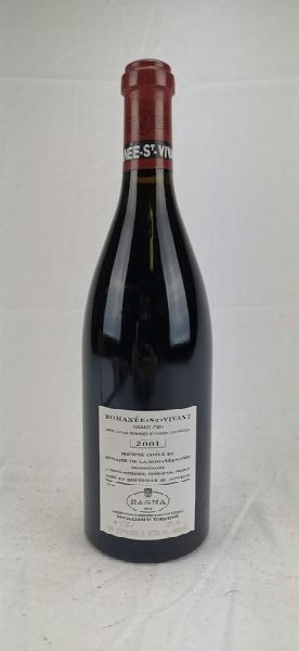 Romae Saint-Vivant Morey-Monge Domaine de la Romane Conti 2001  - Asta Il Fascino e l'Eleganza - Un percorso tra i migliori Vini italiani e francesi - Associazione Nazionale - Case d'Asta italiane