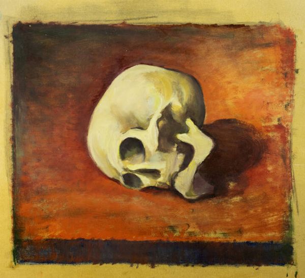 TITO LOCCHI Torino 1892 - 1972 Bruino : Memento mori  - Asta Dipinti dell'800, del '900 e contemporanei - Associazione Nazionale - Case d'Asta italiane