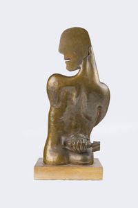 ENZO SCIAVOLINO Valledolmo (Pa) 1937 : Lacrimatoio 1976  - Asta Asta 187 Dipinti e sculture del '900 e contemporanee - Associazione Nazionale - Case d'Asta italiane