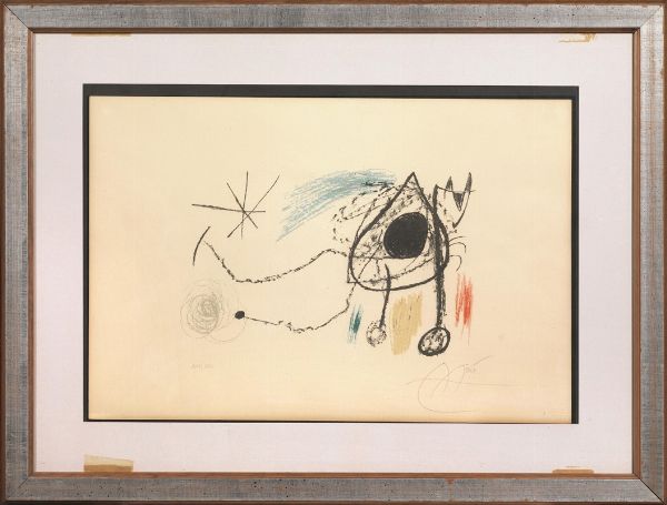 MIRO' JOAN : JOAN MIRO'  - Asta ASTA A TEMPO | ARTE MODERNA E CONTEMPORANEA - Associazione Nazionale - Case d'Asta italiane