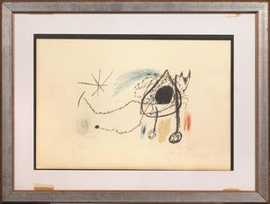 MIRO' JOAN : JOAN MIRO'  - Asta ASTA A TEMPO | ARTE MODERNA E CONTEMPORANEA - Associazione Nazionale - Case d'Asta italiane