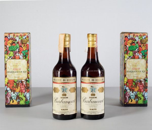 Barbacourt, Rhum Haiti Reserve du Domaine 15 years old Riserva Privata  - Asta Summer Wine | Cambi Time - Associazione Nazionale - Case d'Asta italiane