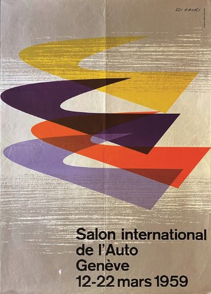 Hauri Edi : SALON INTERNATIONAL DE LAUTO, GENEVE  - Asta Manifesti | Cambi Time - Associazione Nazionale - Case d'Asta italiane