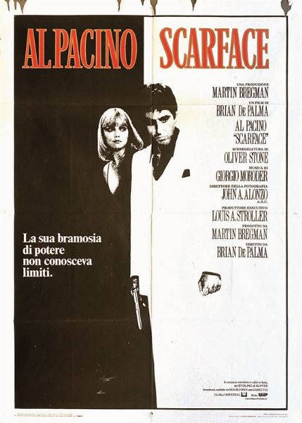 Anonimo : SCARFACE  - Asta Manifesti | Cambi Time - Associazione Nazionale - Case d'Asta italiane