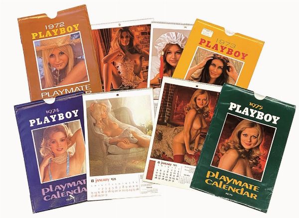 Anonimo : PLAYBOY, PLAYMATE CALENDARS  - Asta Manifesti | Cambi Time - Associazione Nazionale - Case d'Asta italiane