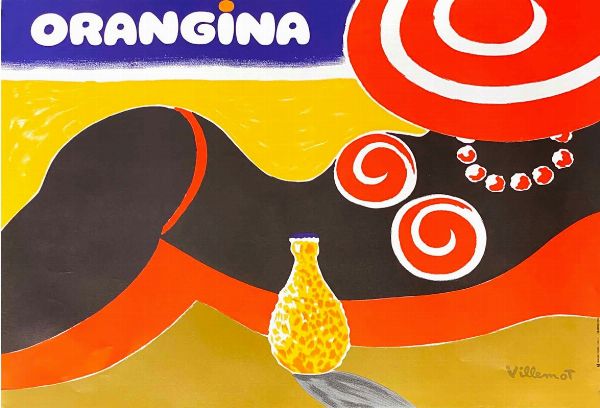 Villemot Bernard : ORANGINA  - Asta Manifesti | Cambi Time - Associazione Nazionale - Case d'Asta italiane