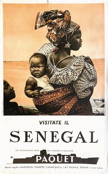 Studio Peps Dakar : VISITATE IL SENEGAL  - Asta Manifesti | Cambi Time - Associazione Nazionale - Case d'Asta italiane