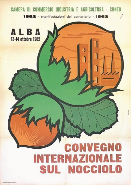 Publineon : ALBA CONVEGNO INTERNAZIONALE SUL NOCCIOLO  - Asta Manifesti | Cambi Time - Associazione Nazionale - Case d'Asta italiane