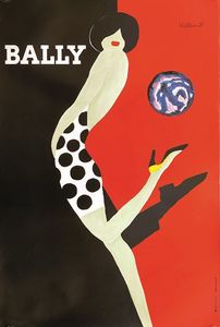 Villemot Bernard : BALLY  - Asta Manifesti | Cambi Time - Associazione Nazionale - Case d'Asta italiane