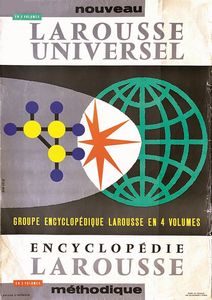 Artista non identificato / Jean Colin (1912-1982) : ENCYCLOPEDIE LAROUSSE  - Asta Manifesti | Cambi Time - Associazione Nazionale - Case d'Asta italiane