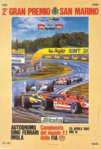 ARTISTI VARI : GRAN PREMIO DI SAN MARINO 1982 / GRAN PREMIO DI SAN MARINO 1998 / GRAND PRIX DE MONACO 1998 / GRAN PREMIO DITALIA 2011  - Asta Manifesti | Cambi Time - Associazione Nazionale - Case d'Asta italiane