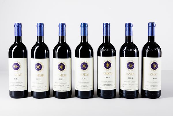 Tenuta San Guido, Verticale di Sassicaia  - Asta Heritage. Vini e Distillati da Collezione - Associazione Nazionale - Case d'Asta italiane