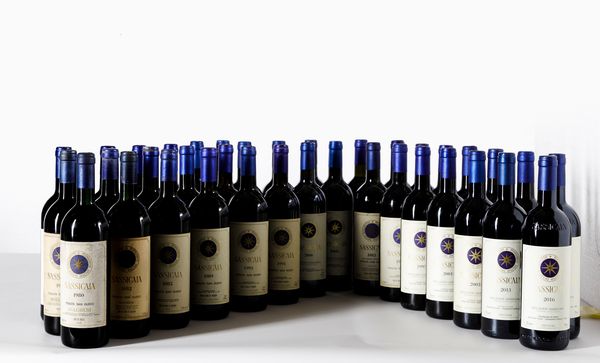 Tenuta San Guido, Verticale di Sassicaia  - Asta Heritage. Vini e Distillati da Collezione - Associazione Nazionale - Case d'Asta italiane