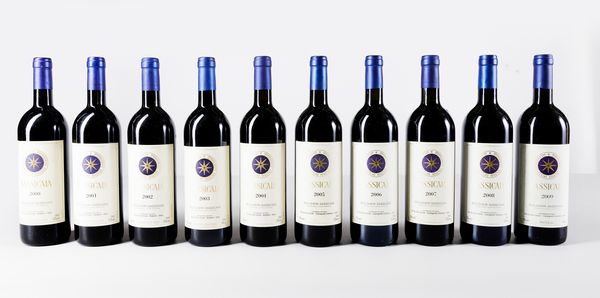 Tenuta San Guido, Verticale di Sassicaia  - Asta Heritage. Vini e Distillati da Collezione - Associazione Nazionale - Case d'Asta italiane