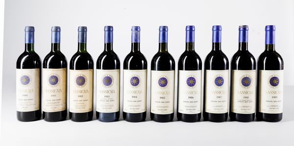 Tenuta San Guido, Verticale di Sassicaia  - Asta Heritage. Vini e Distillati da Collezione - Associazione Nazionale - Case d'Asta italiane