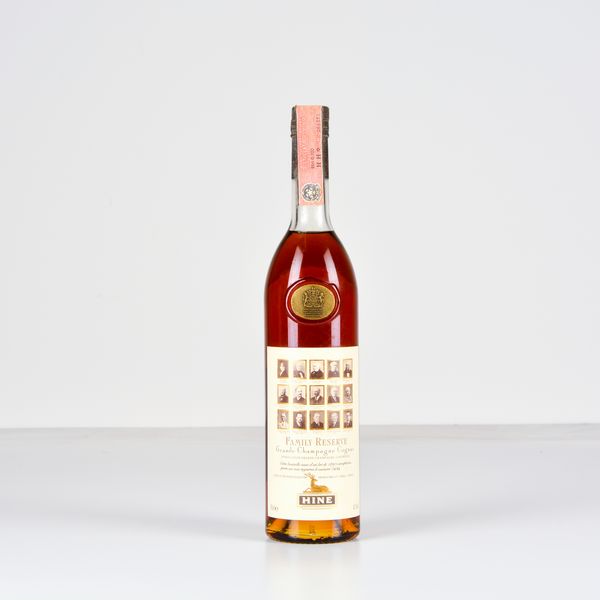 Hine, Grande Champagne Cognac Family Reserve  - Asta Heritage. Vini e Distillati da Collezione - Associazione Nazionale - Case d'Asta italiane