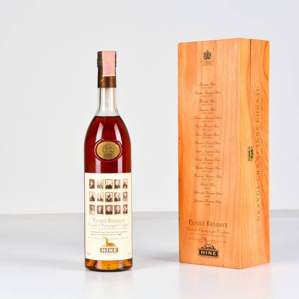 Hine, Grande Champagne Cognac Family Reserve  - Asta Heritage. Vini e Distillati da Collezione - Associazione Nazionale - Case d'Asta italiane