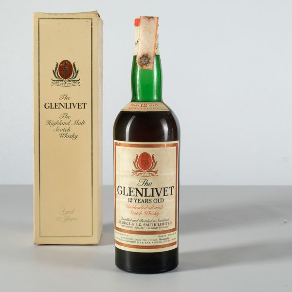 The Glenlivet, George & J.G Smith, Unblended All Malt Scotch Whisky 12 years old  - Asta Heritage. Vini e Distillati da Collezione - Associazione Nazionale - Case d'Asta italiane