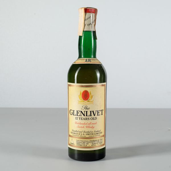 The Glenlivet, George & J.G Smith, Unblended All Malt Scotch Whisky 12 years old  - Asta Heritage. Vini e Distillati da Collezione - Associazione Nazionale - Case d'Asta italiane