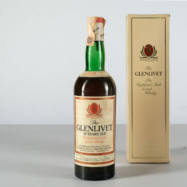 The Glenlivet, George & J.G Smith, Unblended All Malt Scotch Whisky 12 years old  - Asta Heritage. Vini e Distillati da Collezione - Associazione Nazionale - Case d'Asta italiane