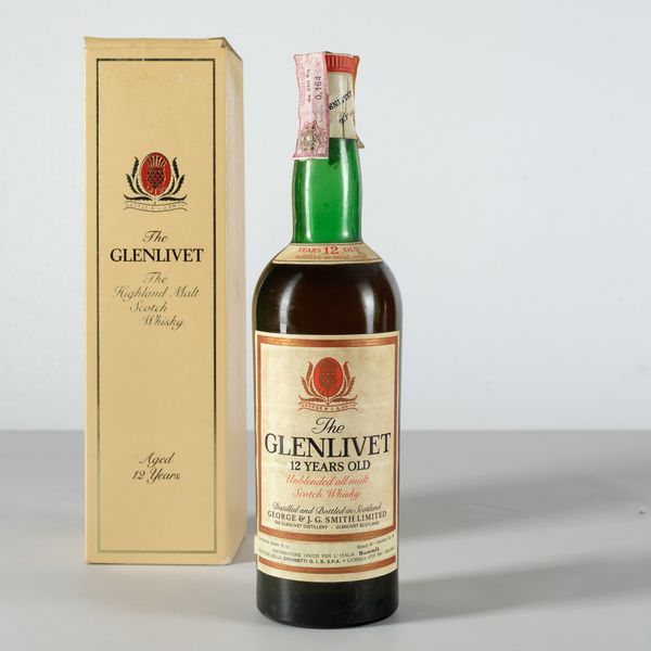 The Glenlivet, George & J.G Smith, Unblended All Malt Scotch Whisky 12 years old  - Asta Heritage. Vini e Distillati da Collezione - Associazione Nazionale - Case d'Asta italiane