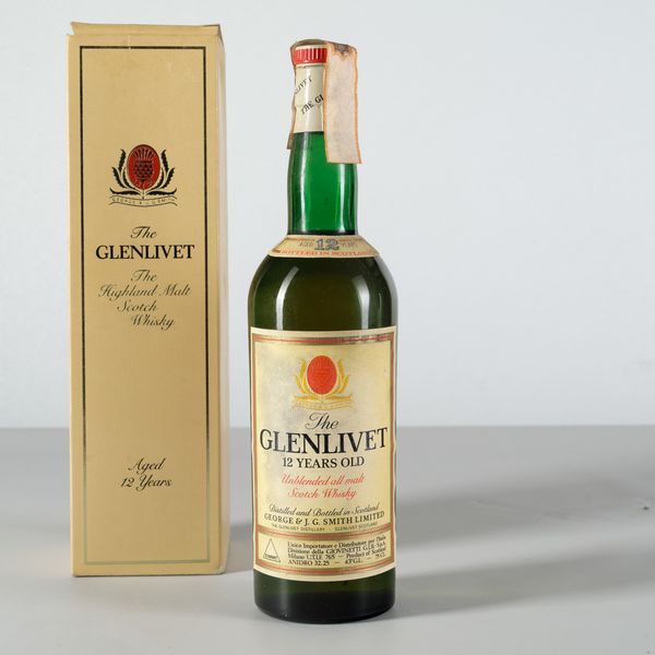 The Glenlivet, George & J.G Smith, Unblended All Malt Scotch Whisky 12 years old  - Asta Heritage. Vini e Distillati da Collezione - Associazione Nazionale - Case d'Asta italiane