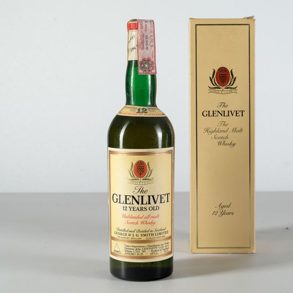 The Glenlivet, George & J.G Smith, Unblended All Malt Scotch Whisky 12 years old  - Asta Heritage. Vini e Distillati da Collezione - Associazione Nazionale - Case d'Asta italiane