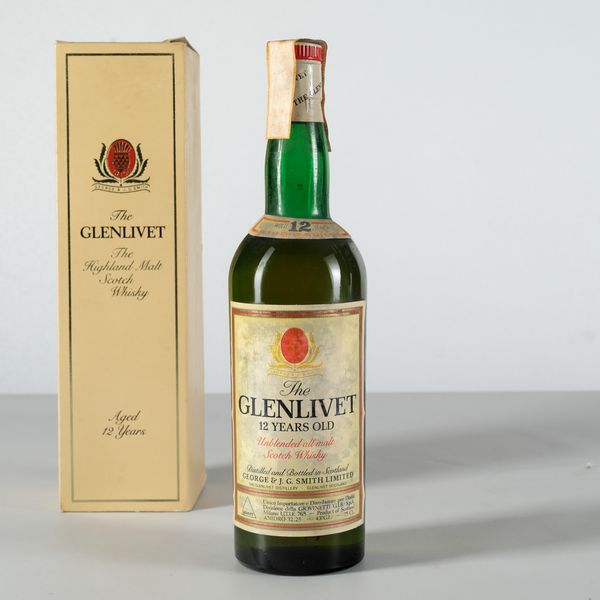 The Glenlivet, George & J.G Smith, Unblended All Malt Scotch Whisky 12 years old  - Asta Heritage. Vini e Distillati da Collezione - Associazione Nazionale - Case d'Asta italiane