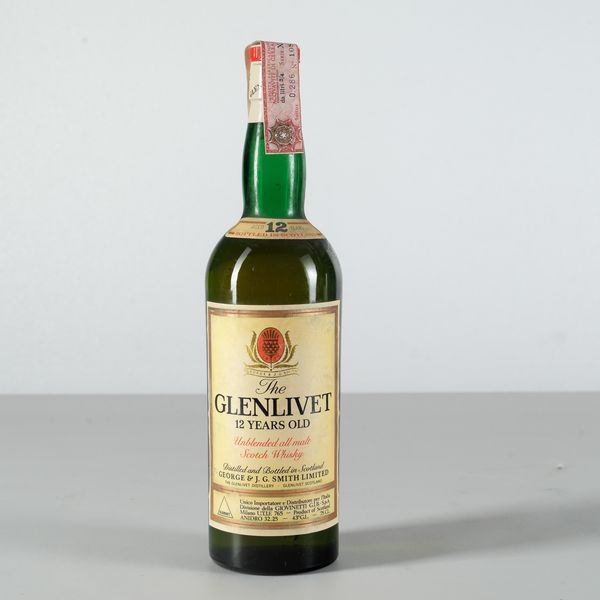 The Glenlivet, George & J.G Smith, Unblended All Malt Scotch Whisky 12 years old  - Asta Heritage. Vini e Distillati da Collezione - Associazione Nazionale - Case d'Asta italiane