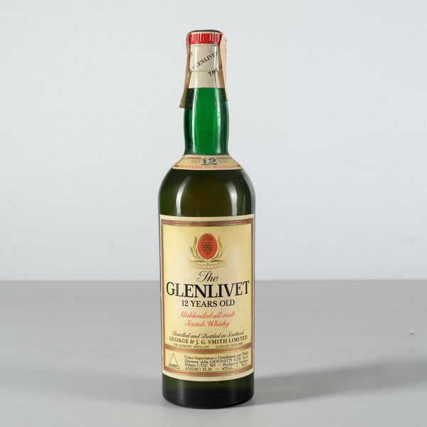 The Glenlivet, George & J.G Smith, Unblended All Malt Scotch Whisky 12 years old  - Asta Heritage. Vini e Distillati da Collezione - Associazione Nazionale - Case d'Asta italiane