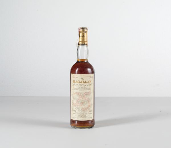 Macallan, Single Highland Scotch Whisky Anniversary 25 years old  - Asta Heritage. Vini e Distillati da Collezione - Associazione Nazionale - Case d'Asta italiane