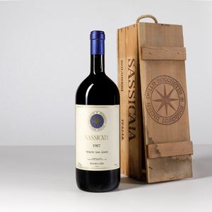 Tenuta San Guido, Sassicaia  - Asta Heritage. Vini e Distillati da Collezione - Associazione Nazionale - Case d'Asta italiane