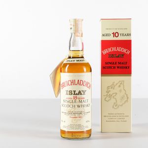 Bruichladdich, Islay Single Malt Scotch Whisky 15 years old  - Asta Heritage. Vini e Distillati da Collezione - Associazione Nazionale - Case d'Asta italiane