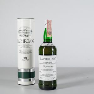 Laphroaig, Unblended Islay Malt Scotch Whisky 10 years old  - Asta Heritage. Vini e Distillati da Collezione - Associazione Nazionale - Case d'Asta italiane