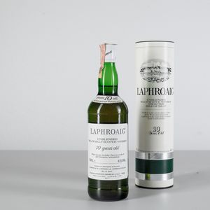 Laphroaig, Unblended Islay Malt Scotch Whisky 10 years old  - Asta Heritage. Vini e Distillati da Collezione - Associazione Nazionale - Case d'Asta italiane