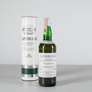 Laphroaig, Unblended Islay Malt Scotch Whisky 10 years old  - Asta Heritage. Vini e Distillati da Collezione - Associazione Nazionale - Case d'Asta italiane