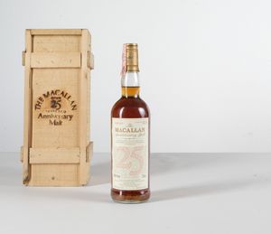 Macallan, Single Highland Scotch Whisky Anniversary 25 years old  - Asta Heritage. Vini e Distillati da Collezione - Associazione Nazionale - Case d'Asta italiane