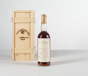 Macallan, Single Highland Scotch Whisky Anniversary 25 years old  - Asta Heritage. Vini e Distillati da Collezione - Associazione Nazionale - Case d'Asta italiane