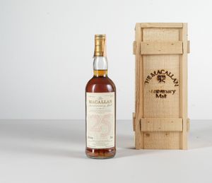 Macallan, Single Highland Scotch Whisky Anniversary 25 years old  - Asta Heritage. Vini e Distillati da Collezione - Associazione Nazionale - Case d'Asta italiane