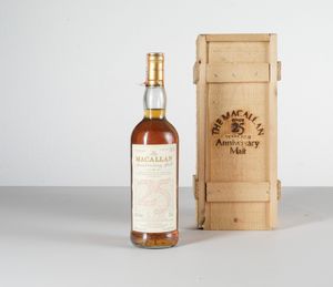 Macallan, Single Highland Scotch Whisky Anniversary 25 years old  - Asta Heritage. Vini e Distillati da Collezione - Associazione Nazionale - Case d'Asta italiane