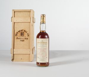 Macallan, Single Highland Scotch Whisky Anniversary 25 years old  - Asta Heritage. Vini e Distillati da Collezione - Associazione Nazionale - Case d'Asta italiane