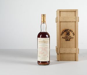 Macallan, Single Highland Scotch Whisky Anniversary 25 years old  - Asta Heritage. Vini e Distillati da Collezione - Associazione Nazionale - Case d'Asta italiane