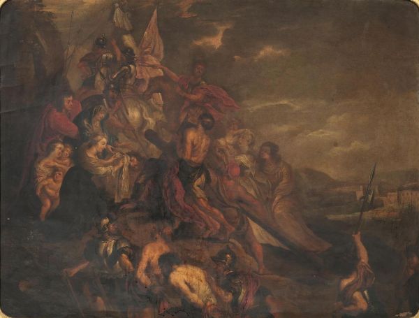 Scuola fiamminga, da Rubens  - Asta DIPINTI DAL XIV AL XX SECOLO - Associazione Nazionale - Case d'Asta italiane