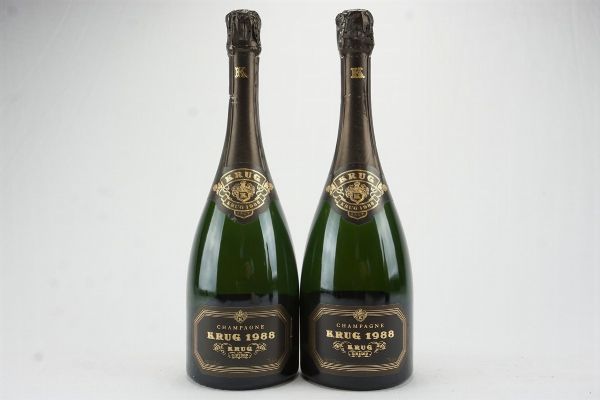 Krug 1988  - Asta L'Arte del Collezionare - Vini italiani e francesi da cantine selezionate - Associazione Nazionale - Case d'Asta italiane