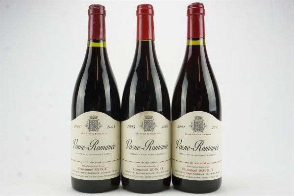 Vosne-Romanée Domaine Domaine Emmanuel Rouget  - Asta L'Arte del Collezionare - Vini italiani e francesi da cantine selezionate - Associazione Nazionale - Case d'Asta italiane