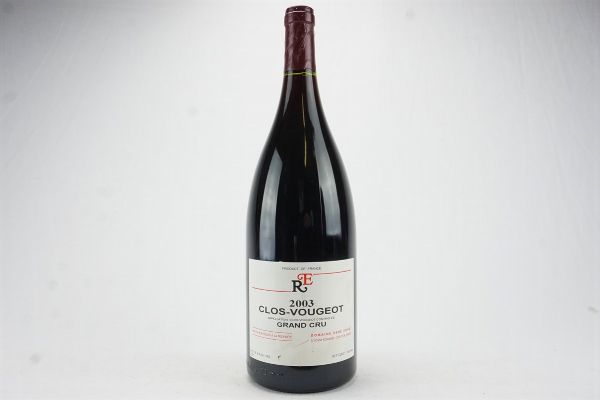 Clos Vougeot Domaine Rene Engel 2003  - Asta L'Arte del Collezionare - Vini italiani e francesi da cantine selezionate - Associazione Nazionale - Case d'Asta italiane