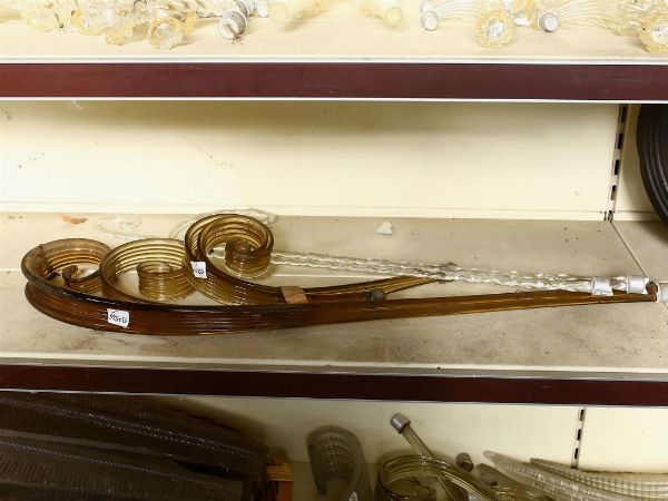 Miscellanea di accessori in vetro soffiato, pressato e ghiacciato  - Asta La Collezione di Muccia Breda - Villa Don a Borbiago di Mira (Venezia) - Associazione Nazionale - Case d'Asta italiane