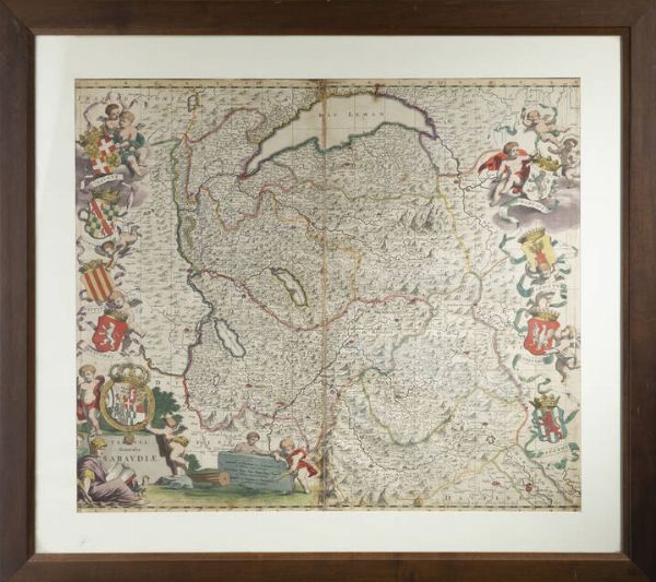 ACQUAFORTE : Mappa del Piemonte  - Asta Asta 198 Antiquariato - Associazione Nazionale - Case d'Asta italiane