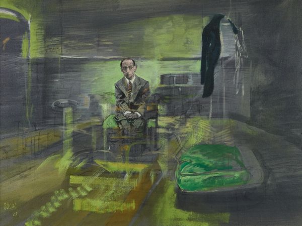 ,Alberto Sughi : Personaggio in un interno  - Asta 	Asta di Arte Moderna e Contemporanea '800 e '900 - Associazione Nazionale - Case d'Asta italiane