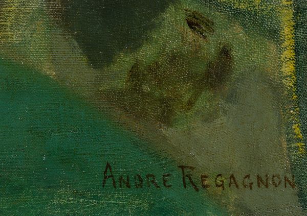 Andre Regagnon (1902 - 1976) Scena di genere  - Asta Dipinti del XIX e XX secolo | Cambi Time - Associazione Nazionale - Case d'Asta italiane